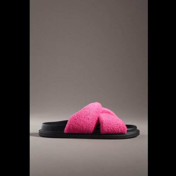 Anthropologie Maeve Terry Slide Sandals - Picture 1 of 3